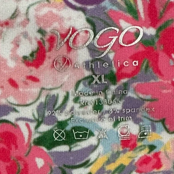 VOGO Floral Print Skort Women’s XL Active Casual Athleisure - Picture 3 of 3